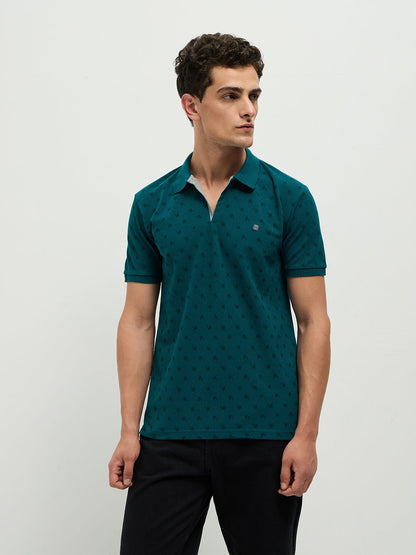 Patrol Printed Polo Casual T Shirt