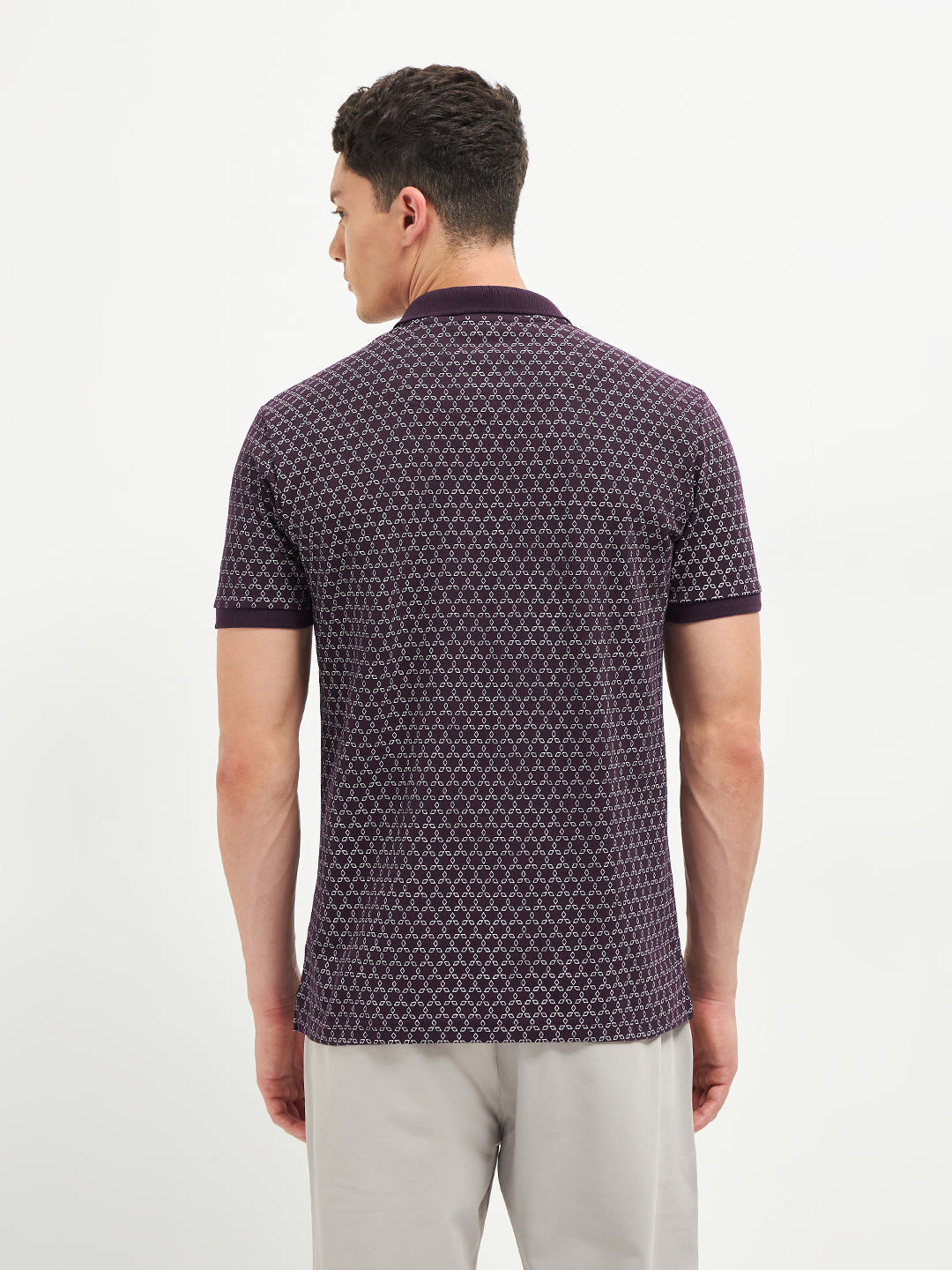 Jewal Printed Polo Casual T Shirt