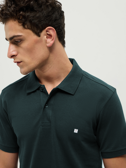 Polo T-Shirt Teal Blue