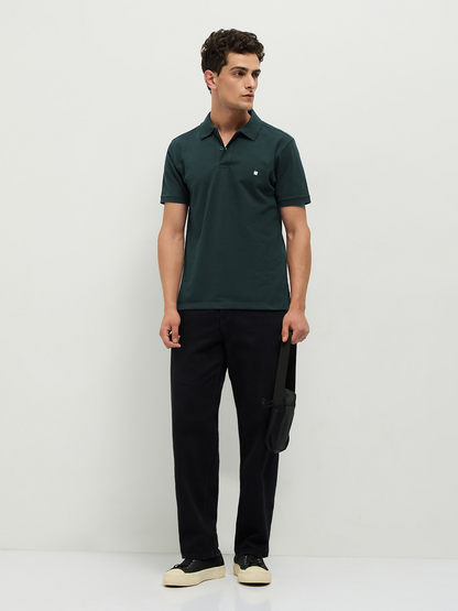 Polo T-Shirt Teal Blue