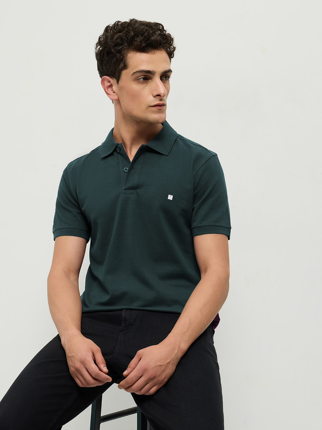 Polo T-Shirt Teal Blue