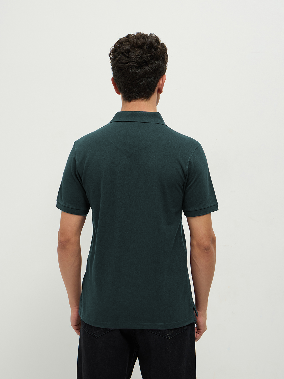 Polo T-Shirt Teal Blue