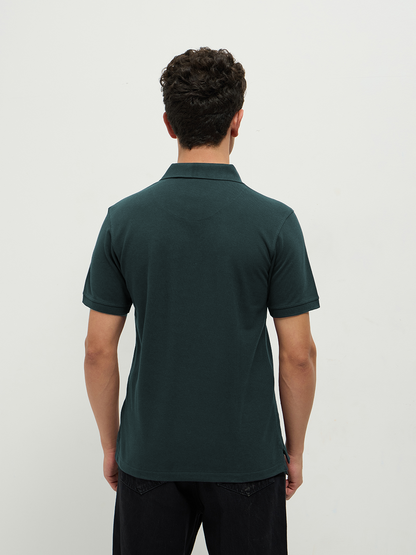 Polo T-Shirt Teal Blue