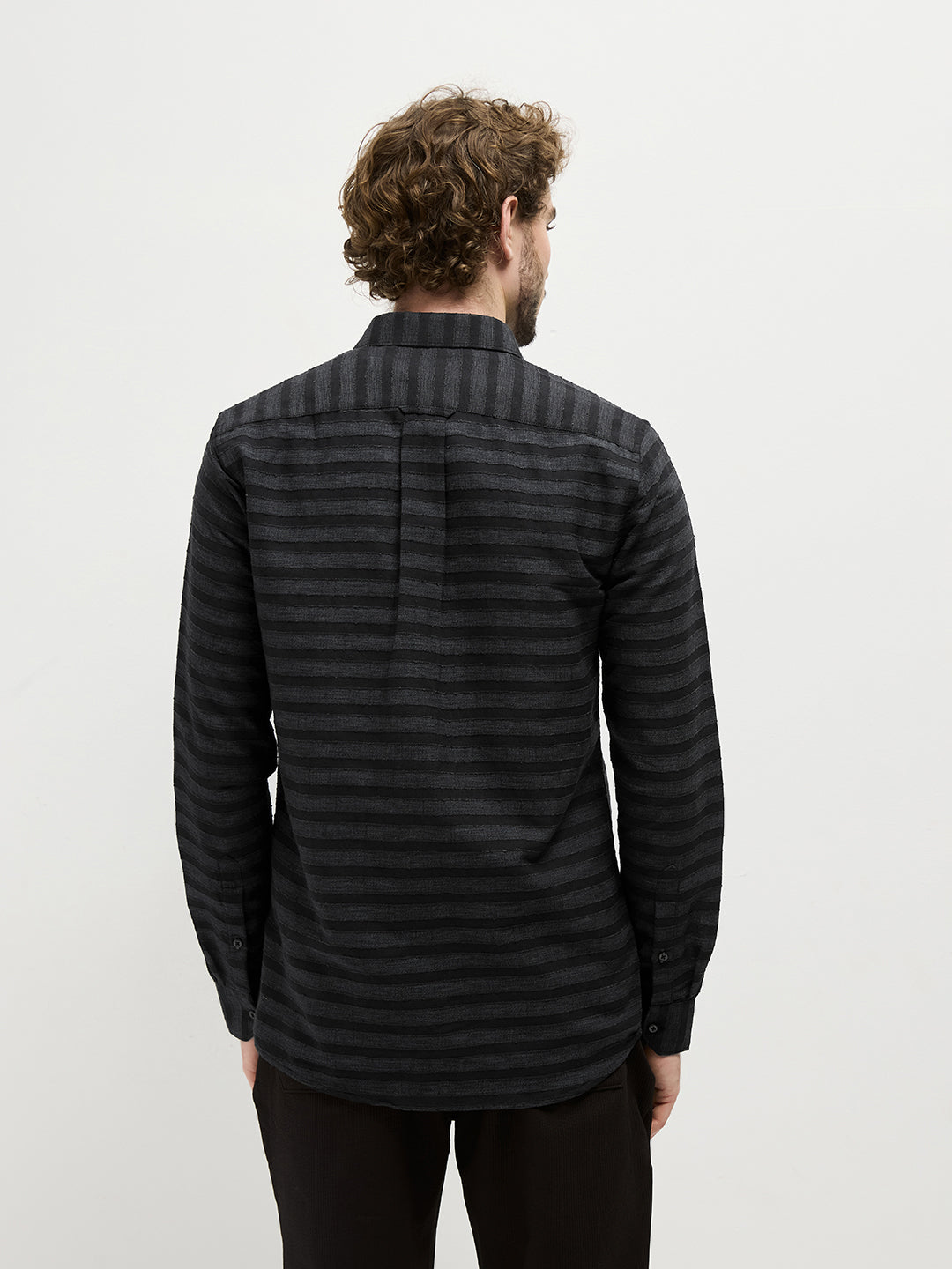 Black Stripes Casual Shirt