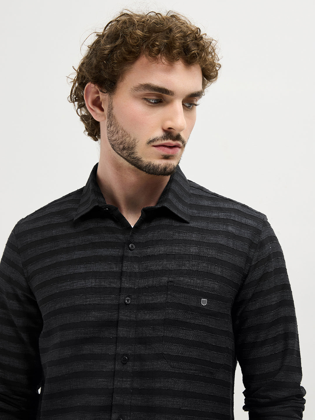 Black Stripes Casual Shirt