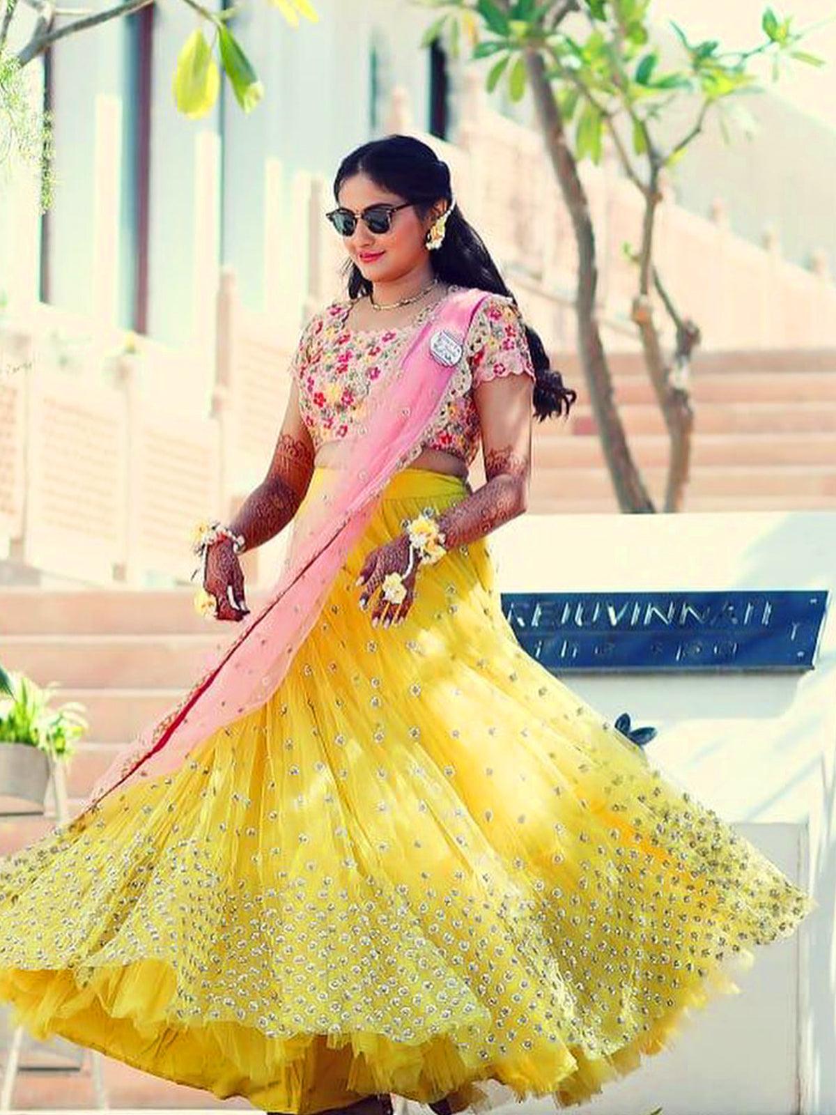 Odette Women Designer Semi-Stitched Lehenga Choli